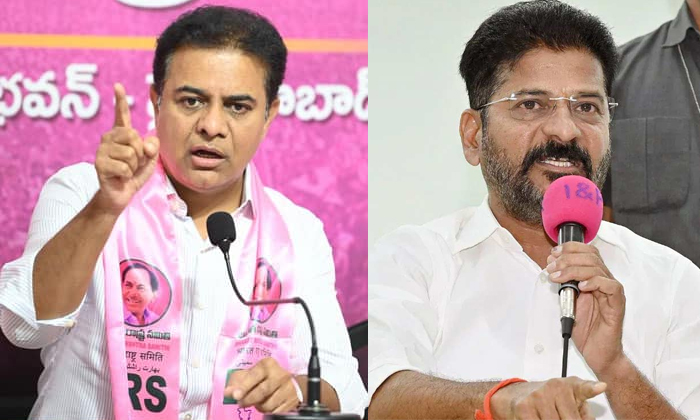  Ktr Counter To Cm Revanth Reddy Comments On Kcr Details, Kcr, Telangana, Ktr, Kt-TeluguStop.com