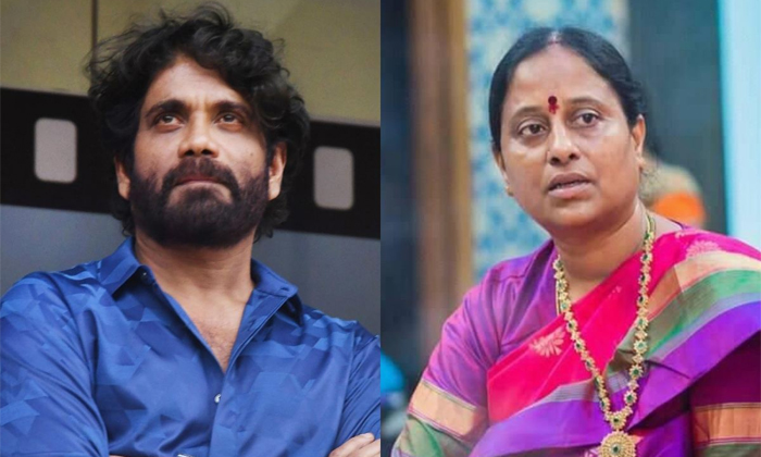  Nagarjuna Konda Surekha Shocking Controversy Details, Akkineni Nagarjuna, Konda-TeluguStop.com