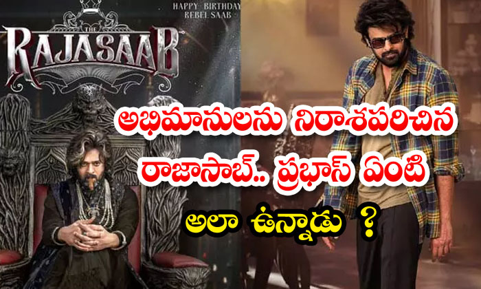  Rajasaab Who Disappointed The Fans...what Is Prabhas Like, The Rajasaab , Pra-TeluguStop.com