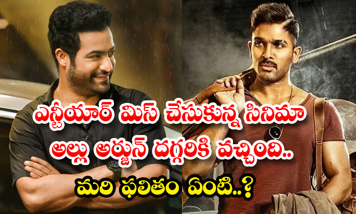  Allu Arjun Missed Movie Came To Ntr What Was The Result Details, Ntr, Allu Arju,-TeluguStop.com