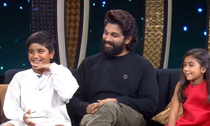  Allu Arjun Sensational Comments On His Son Allu Ayaan , Allu Arjun, Allu Ayaan,-TeluguStop.com