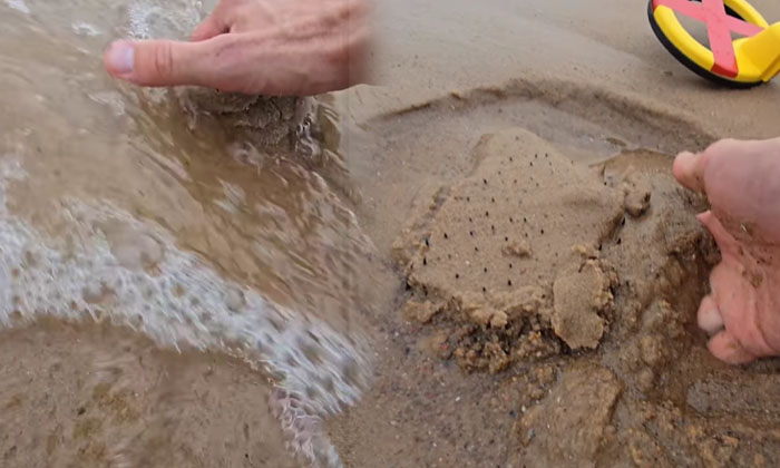  He Went With A Metal Detector On The Beach And He Would Be Shocked To Know What-TeluguStop.com