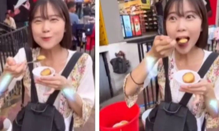  Korean Girl Who Tasted Gulab Jamun For The First Time, Her Reaction Went Viral,-TeluguStop.com