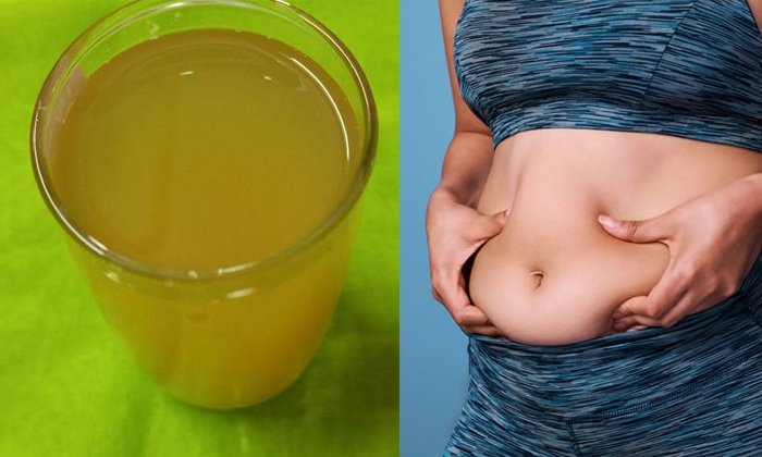  This Drink Helps To Melt Belly Fat Quickly Details, Belly Fat, Fat Cutter Drink,-TeluguStop.com