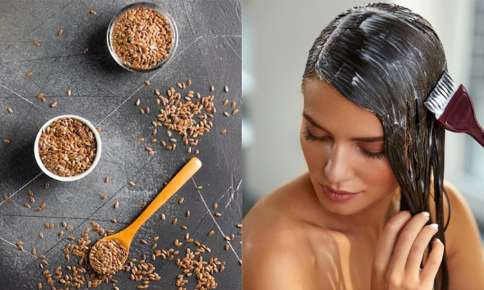  Try This Flaxseed Mask For Thick Hair Details, Thick Hair, Flaxseed Hair Mask,-TeluguStop.com