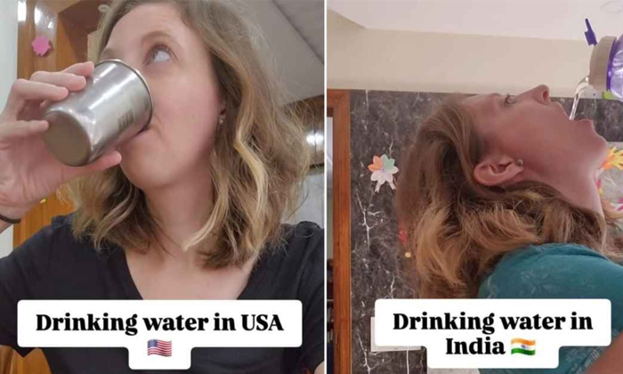  Us Woman Living In Delhi Shows Different Food Habits Of Indians And Americans Vi-TeluguStop.com