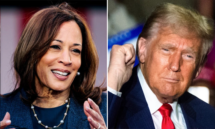  Us Elections 2024 Donald Trump Gains An Edge Over Kamala Harris In Neck-and-neck-TeluguStop.com