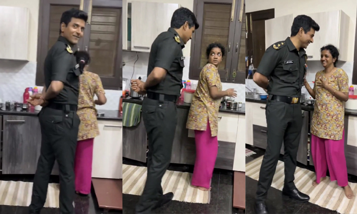  Amaran Hero Sivakarthikeyan Surprise His Wife Goes Viral Details, Amaran, Siva K-TeluguStop.com