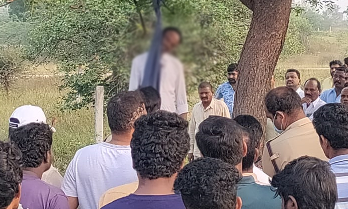  Businessman Hanged Himself From A Tree In The Venture, Businessman, Hanged ,tree-TeluguStop.com