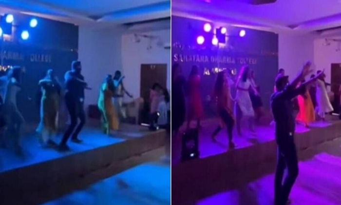  Hod Electrifying Dance In Kerala College.. Video Viral.., Viral Dance Video, Tea-TeluguStop.com