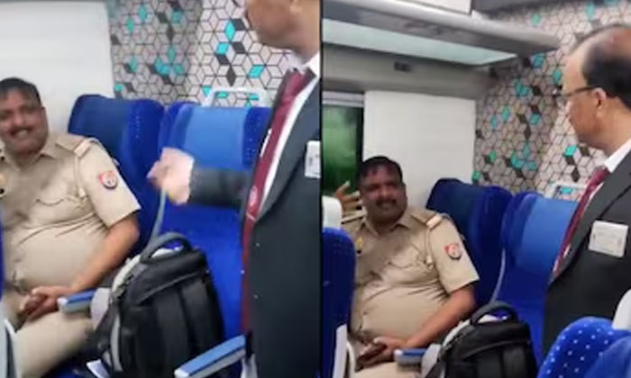  A Passenger Who Threatened Tt While Traveling Without A Ticket, Viralvideo ,soci-TeluguStop.com