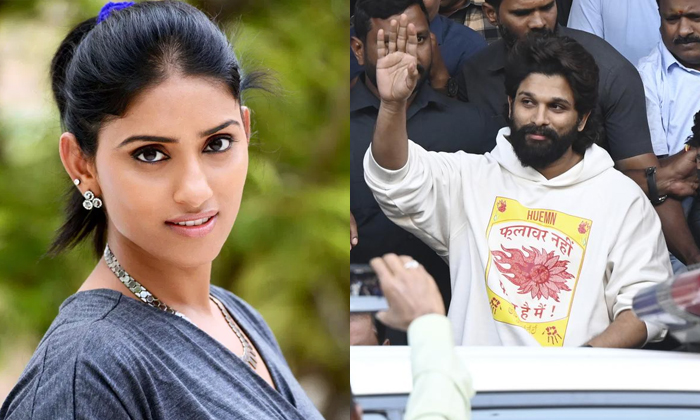  Actress Sri Sudha Sensational Post On Allu Arjun Details, Allu Arjun, Sri Sudha,-TeluguStop.com