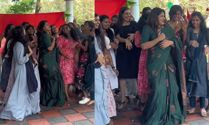  Cochin University Professor Joins Students Dancing To Pushpa 2 Peelings Song Vir-TeluguStop.com