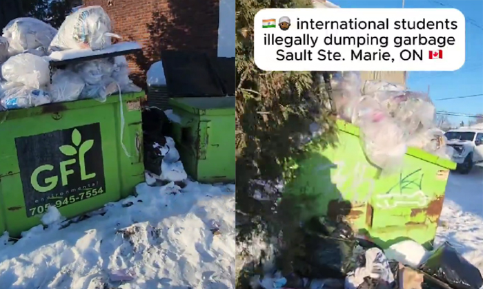  Indian Students Blamed For Garbage Dumping In Canada Details, Garbage, Sault Ste-TeluguStop.com