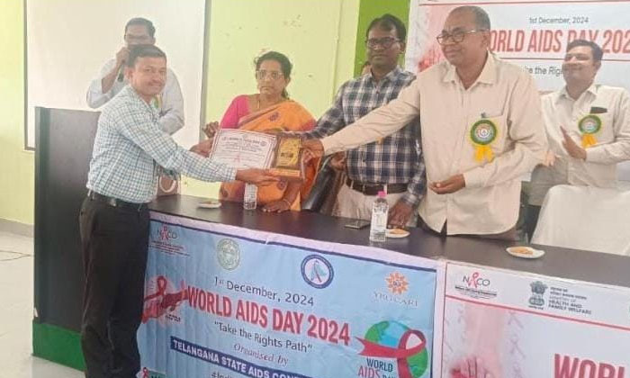  Sagar Hospital Awarded For Aids Control , Sagar Hospital Awarded , Aids Control-TeluguStop.com