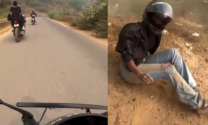  Viral Video Girl Meets Accident After Being Praised For Riding Skills Details, B-TeluguStop.com