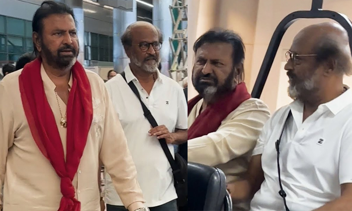  What Did Rajinikanth Say To Mohan Babu When He Called Him Details, Rajinikanth-TeluguStop.com