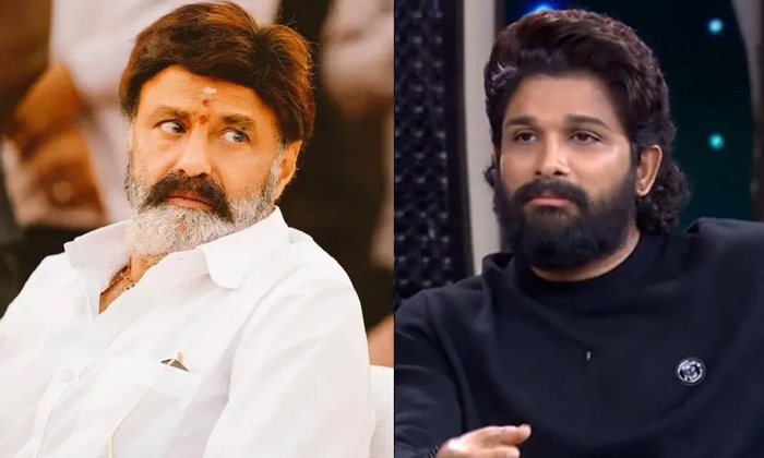  Balakrishna Phone Call To Star Hero Allu Arjun Details, Balakrishna, Allu Arjun,-TeluguStop.com