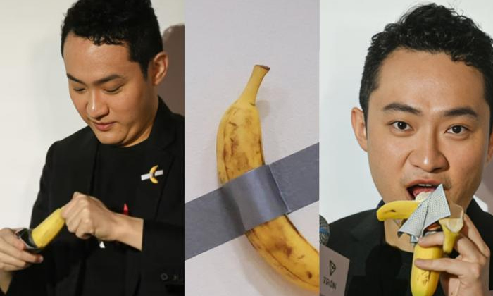  Businessman Eats Banana Worth Rs 52 Crore Bought At Auction, Banana Eat, Social-TeluguStop.com