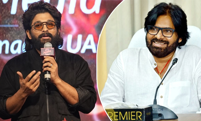  Did Pawan Kalyan Fans Cooled On Allu Arjun Comments Details, Pawan Kalyan, Allu-TeluguStop.com