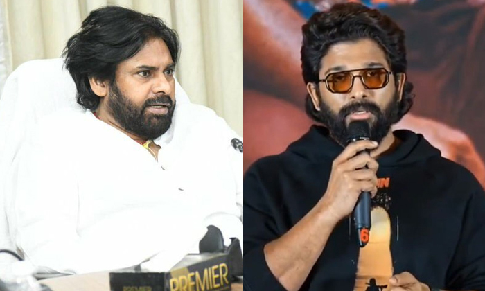  Pawan Kalyan Comements About Allu Arjun Details, Pawan Kalyan, Allu Arjun, Pushp-TeluguStop.com