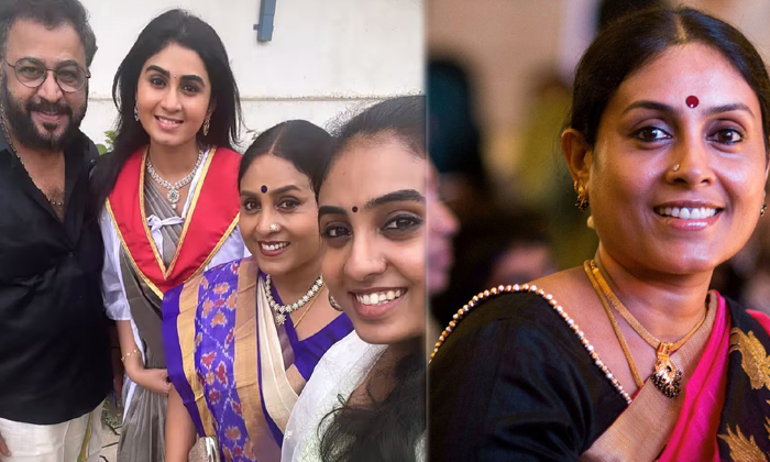  South India Star Actress Saranya Two Daughters Completed Doctor Course, Actress-TeluguStop.com