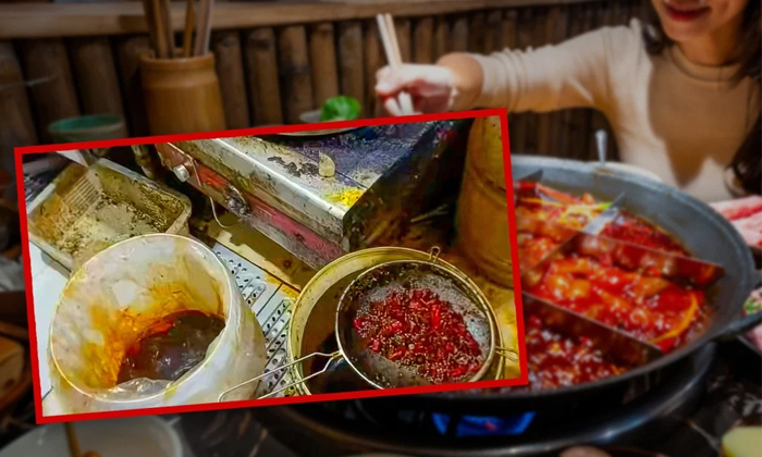  China Restaurant Busted Making Saliva Oil By Reusing Oil From Leftover Soup Deta-TeluguStop.com