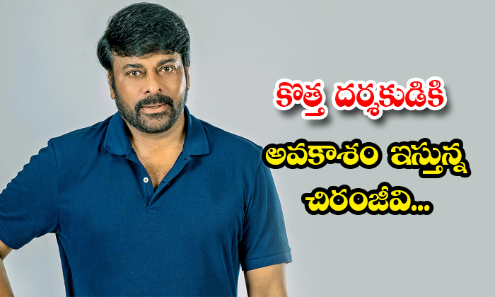  Chiranjeevi Giving Chance To New Director Details, Chiranjeevi, Megastar Chiranj-TeluguStop.com