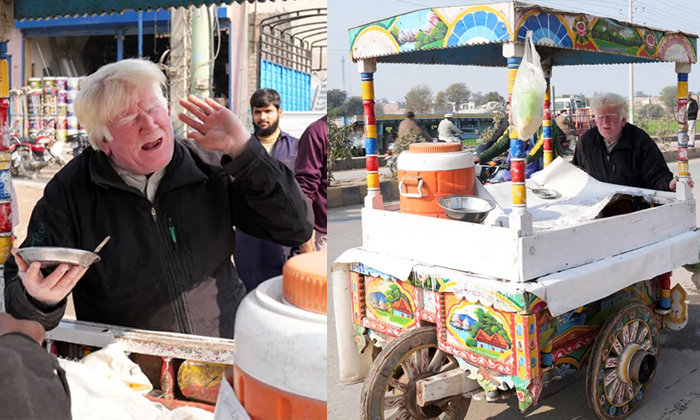  Donald Trump Lookalike Saleem Bagga Sings Sells Pudding Kheer In Pakistan Video-TeluguStop.com