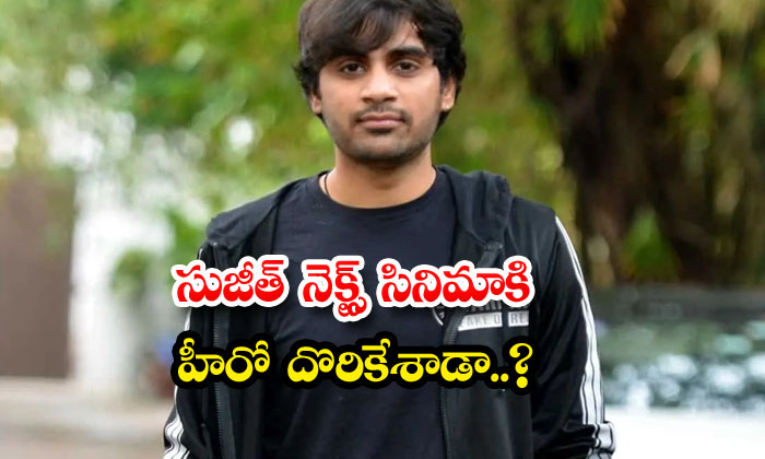  Has Sujeeth Found A Hero For His Next Film ,young Director , Next Film , Sujeet-TeluguStop.com