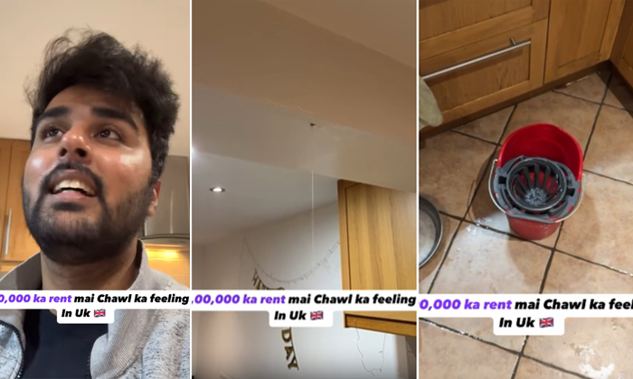  Indian Man In London Pays 1 Lakh Rent But Feels Like A Chawl Viral Video Details-TeluguStop.com