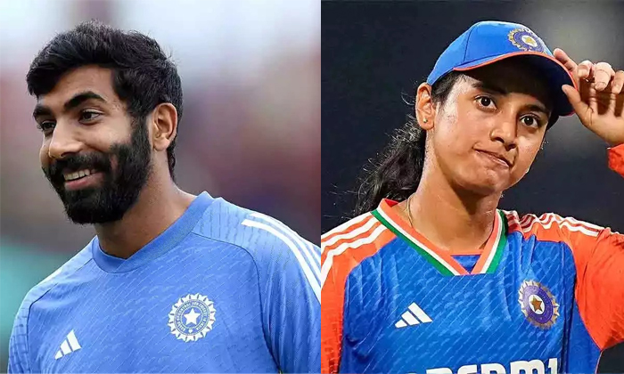  Jasprit Bumrah Smriti Mandhana Create History After Winning Icc Awards 2024 Deta-TeluguStop.com