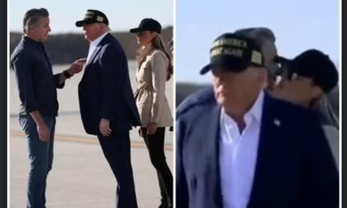  Melania Trump's Secret Moment Caught On Camera, Governor's Kiss Video Viral, Mel-TeluguStop.com