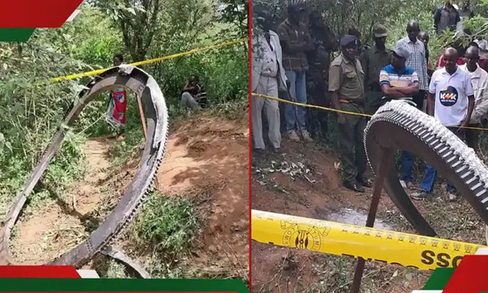  Villagers Are Shocked By The Strange Object That Fell From The Sky In Kenya, Spa-TeluguStop.com