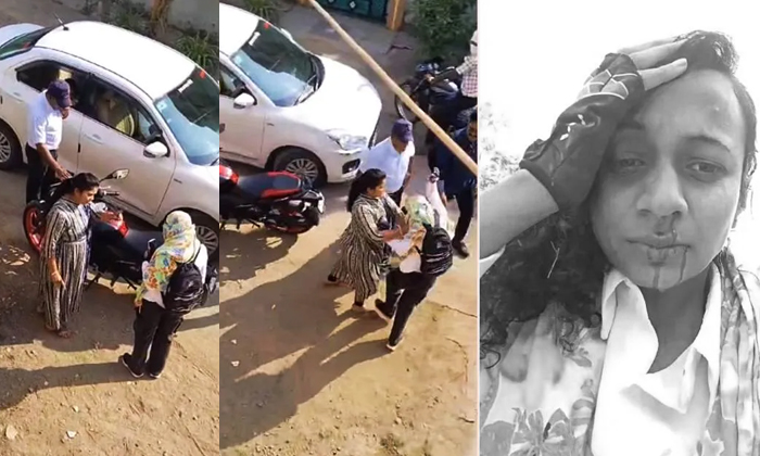  Wardha Biker Girl Ruchika Assaulted By Security Officer Video Viral Details, Sud-TeluguStop.com