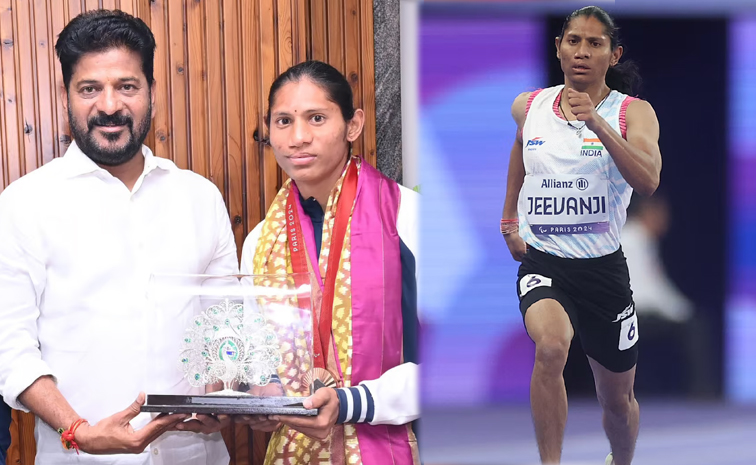  Chiranjeevi Help Paris Paralympics Winner Deepthi Jeevanji, Chiranjeevi, Deepthi-TeluguStop.com