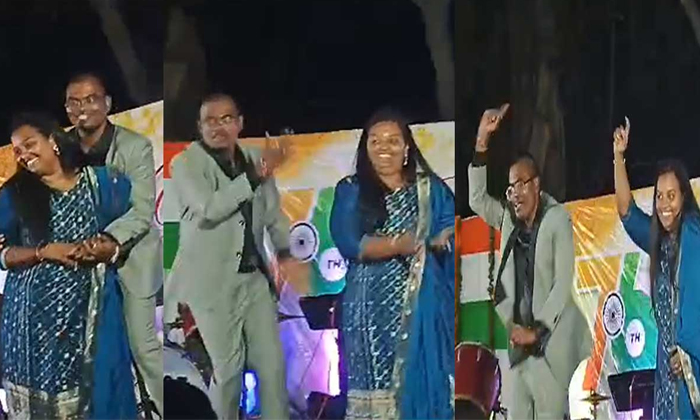  Krishna District Machilipatnam Collector Balaji Dance With Wife On Republic Day-TeluguStop.com