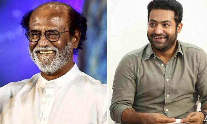  Ntr Versus Rajinikanth Competetion Details Inside Goes Viral In Social Media , L-TeluguStop.com