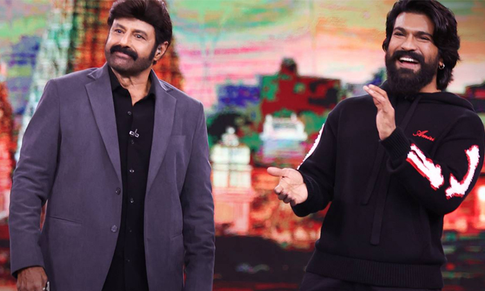 Telugu Balakrishna, Chiranjeevi, Naga Babu, Ram Charan, Ramcharan, Unstoppable N