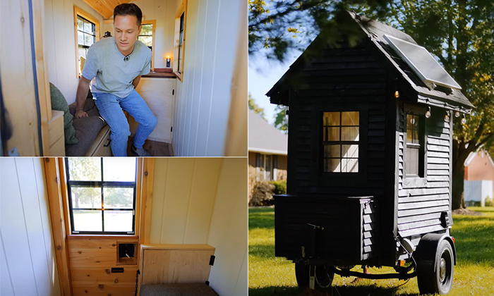  Levi Kelly Worlds Smallest Tiny House Packs In Big Features Details, World's Sma-TeluguStop.com
