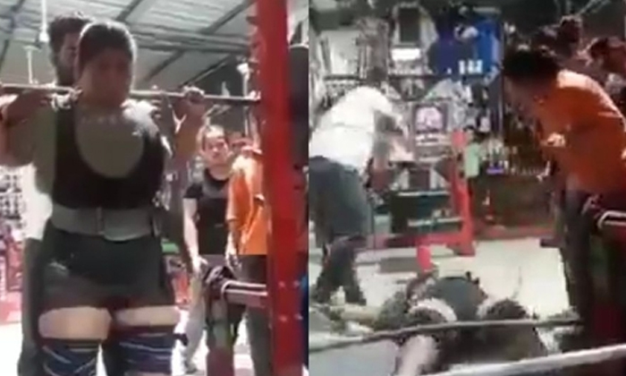 Weightlifter Breaks Neck After Lifting 270 Kg.. The Video Makes You Shiver, Weig Weightlifter Breaks Neck After Lifting 270 Kg.. The Video Makes You Shiver, Weig-TeluguStop.com