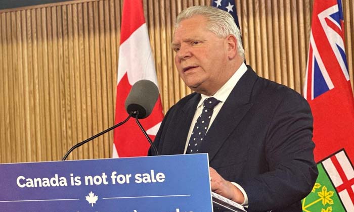 Telugu Canadasontario, Donald Trump, Mark Carney, Ontariopremier-Telugu NRI