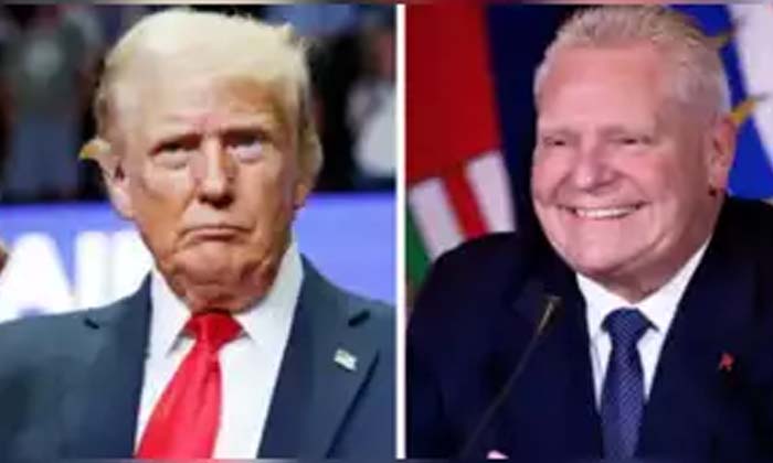  Canada's Ontario Premier Doug Ford Standing Up To Us President Donald Trump , Do-TeluguStop.com