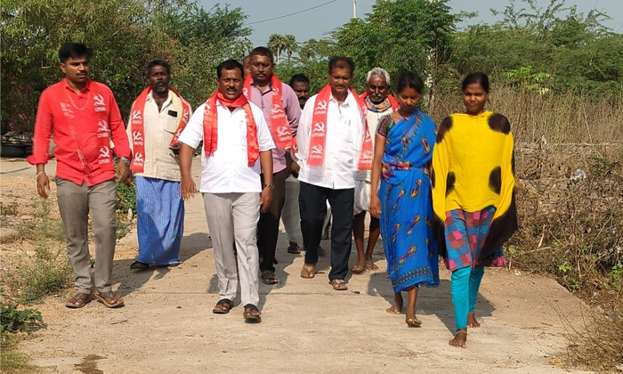  Indiramma Colony Pattas Should Be Given To The Poor Cpm Mandal Secretary Vattepu-TeluguStop.com