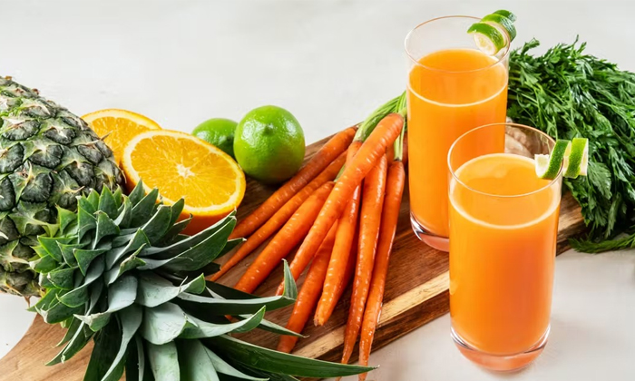 Wonderful Health Benefits Of Drinking Pineapple Carrot Juice Details, Pineapple Wonderful Health Benefits Of Drinking Pineapple Carrot Juice Details, Pineapple-TeluguStop.com