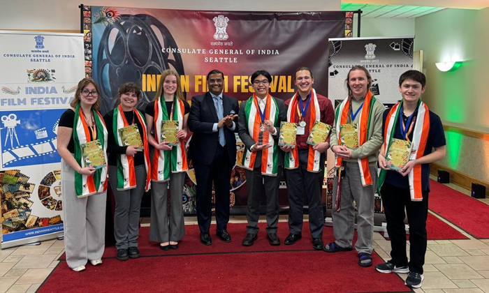  Consulate General Of India In Seattle Organized Festival Of Indian Cinema , Fest-TeluguStop.com