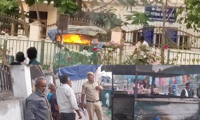 Tea Stall Set On Fire Due To Gas Cylinder Pipe Leak, Tea Stall , Fire , Gas Cyli Tea Stall Set On Fire Due To Gas Cylinder Pipe Leak, Tea Stall , Fire , Gas Cyli-TeluguStop.com