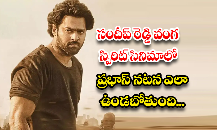 సందీప్ రెడ్డి వంగ స్పిరిట్ సినిమాలో ప్రభాస్ నటన ఎలా ఉండబోతుంది…
